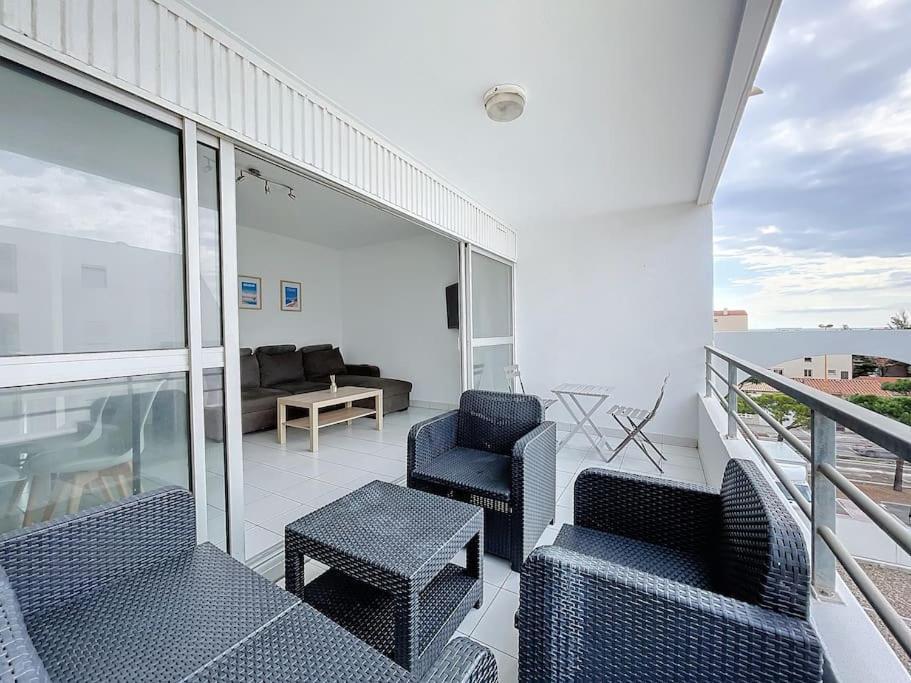 3319-Appartement A 200M De La Plage Le Barcarès Extérieur photo